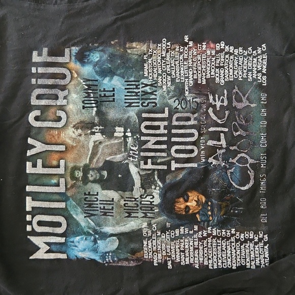 Motley Crue tour tshirt in medium - Picture 5 of 5